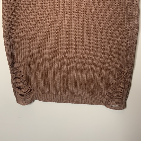 ‘SAY WHAT?’ BLUSH KNITTED SWEATER DRESS!! - Picture 3 of 8